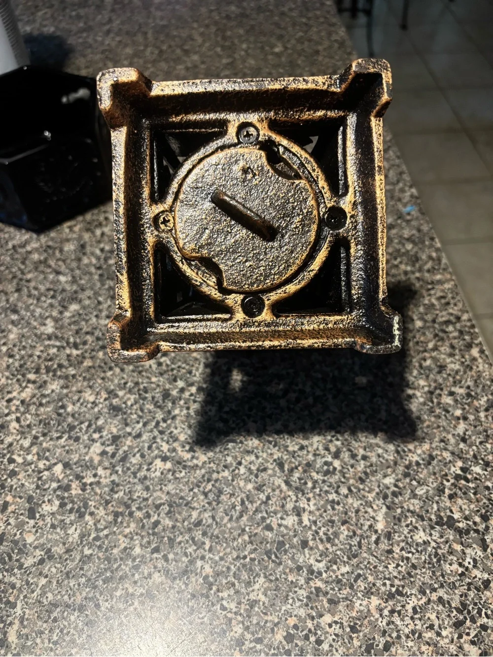 Elegant Black and Gold Pagoda Lantern -